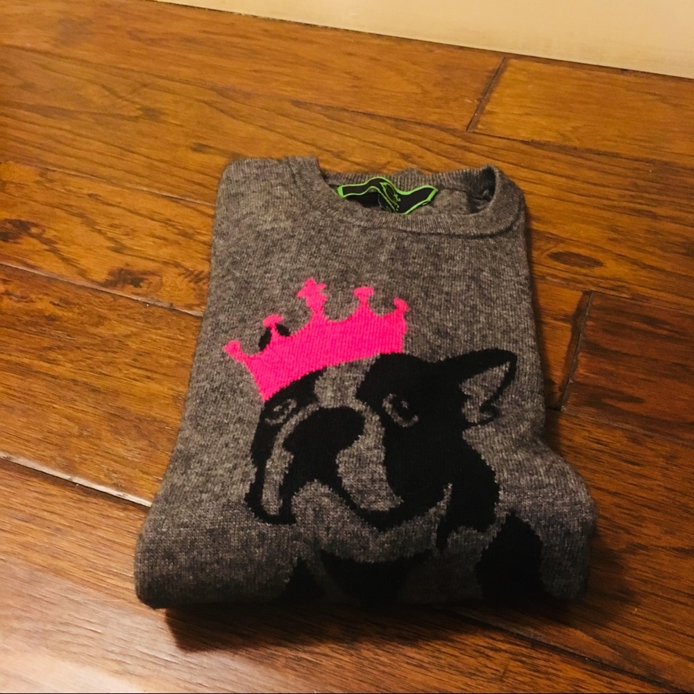 C. Wonder Boston Terrier Sweater (S)
